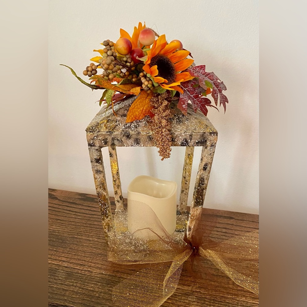 Fall Lantern - Picture 2 of 3